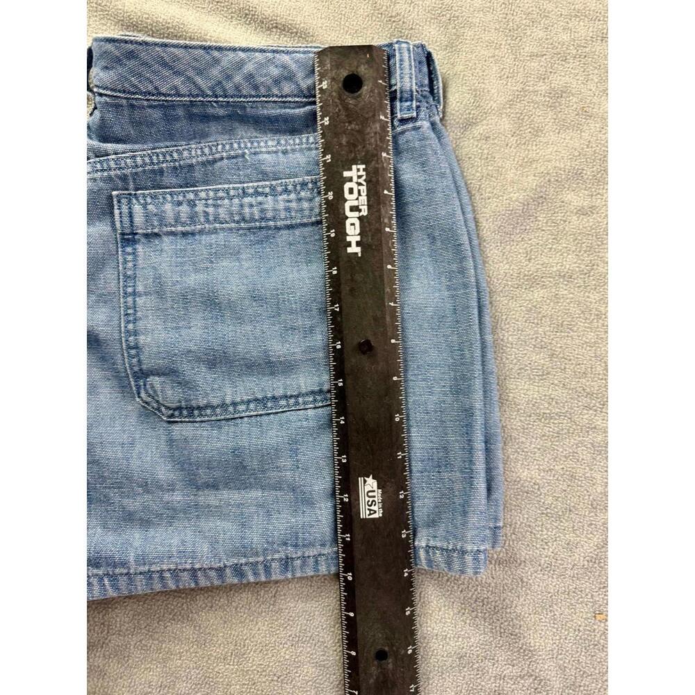 universal thread denim shorts y2k low rise carpenter utility light wash - Picture 6 of 8